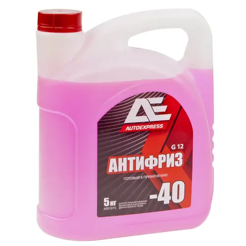 Антифриз AUTO EXPRESS AE01075 красный G12 5 кг