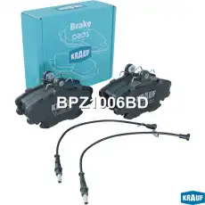 Тормозные колодки дисковые KRAUF BPZ1006BD