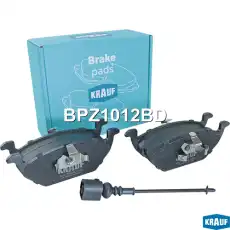 Тормозные колодки дисковые KRAUF BPZ1012BD