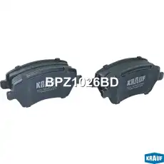 Тормозные колодки дисковые KRAUF BPZ1026BD