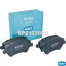 Тормозные колодки дисковые KRAUF BPZ1026BD