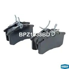 Тормозные колодки дисковые KRAUF BPZ1038BD