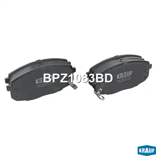 Тормозные колодки дисковые KRAUF BPZ1083BD