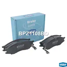Тормозные колодки дисковые KRAUF BPZ1108BD
