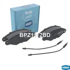 Тормозные колодки дисковые KRAUF BPZ1112BD