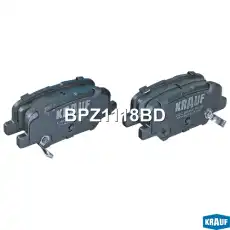 Тормозные колодки дисковые KRAUF BPZ1118BD