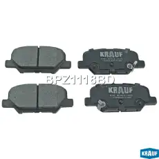 Тормозные колодки дисковые KRAUF BPZ1118BD