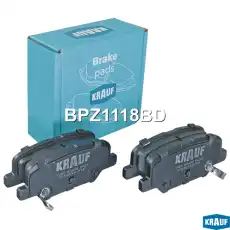 Тормозные колодки дисковые KRAUF BPZ1118BD