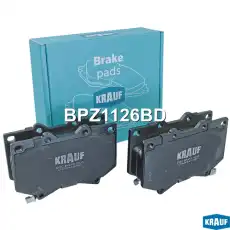 Тормозные колодки дисковые KRAUF BPZ1126BD
