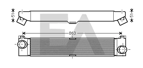 Интеркулер EACLIMA 36A25026