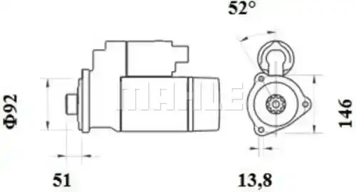 Стартер KNECHT MS884