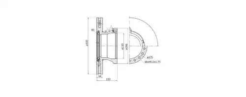 Тормозной диск ERREVI 713891