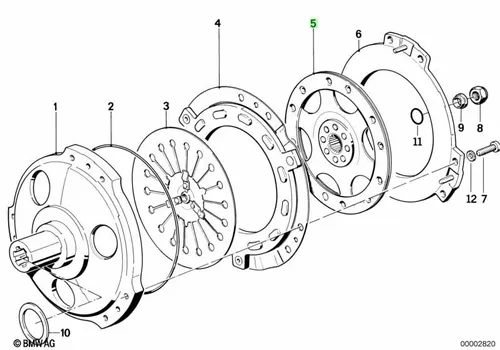 Диск сцепления BMW 21 21 7 670 455
