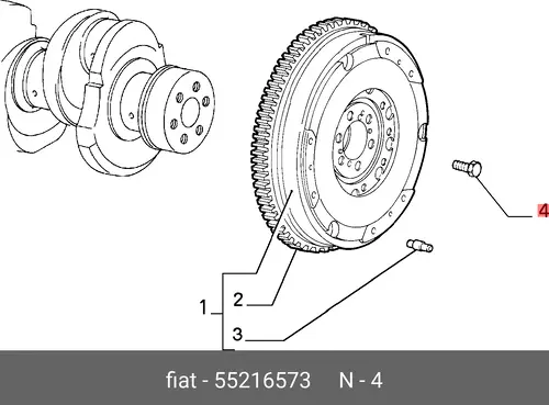 55216573 spare parts FIAT