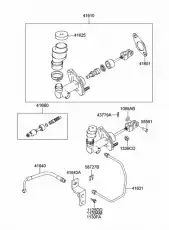 Цилиндр сцепления HYUNDAI / KIA 41610-38120