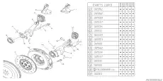 Корзина сцепления SUBARU 30210-AA010