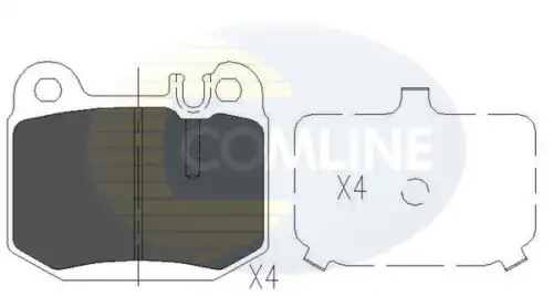 колодки дисковые торм. задн. MB CBP06025 COMLINE