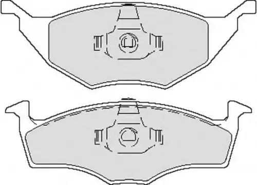 колодки дисковые торм. перед. VW CBP01144 COMLINE