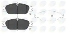 колодки дисковые торм. перед. Jagu CBP01103 COMLINE