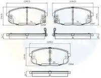 Тормозные колодки дисковые COMLINE CBP31798