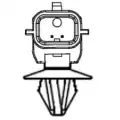 Датчик ABS MOBILETRON ABJP231