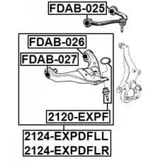 Рычаг подвески FEBEST 2124-EXPDFLR