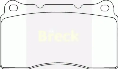 колодки дисковые торм. перед. MB 23092 00 BRECK
