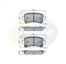 Тормозные колодки дисковые COMLINE CBP31795
