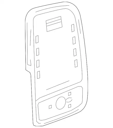 Рамка правого зеркала 000 813 05 36 MB