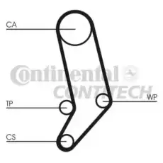рем.к-кт ГРМ! Ch.320127>\ VW T4 2.4D AAB 95> CT939K2 CONTITECH