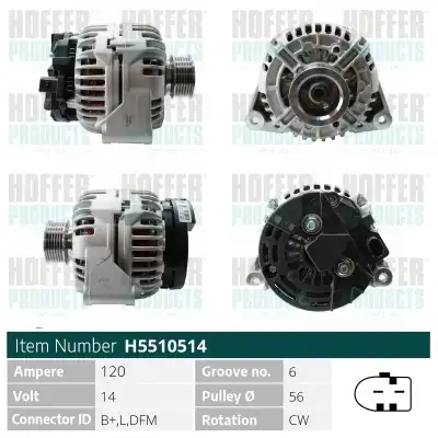 Генератор HOFFER H5510514
