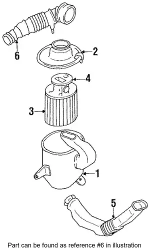 Фильтр воздушный MITSUBISHI MD073646