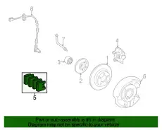 Тормозные колодки дисковые MB 004 420 91 20