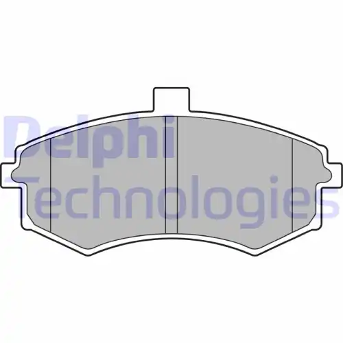 Тормозные колодки дисковые передняя ось DELPHI LP3451
