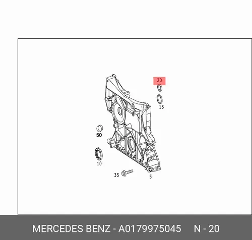 сальник!\ MB W124 017 997 50 45