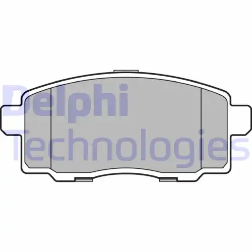 Тормозные колодки дисковые задняя ось DELPHI LP3464