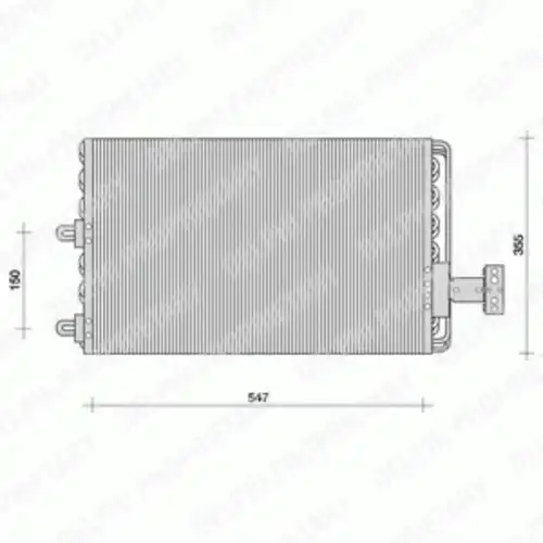 Радиатор кондиционера (конденсатор) DELPHI TSP0225023