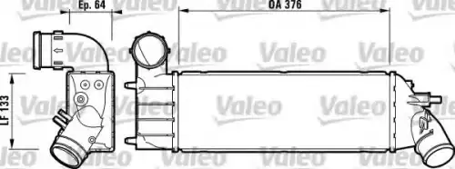 Интеркулер VALEO 817650