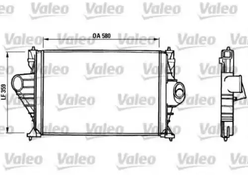 Интеркулер VALEO 816889
