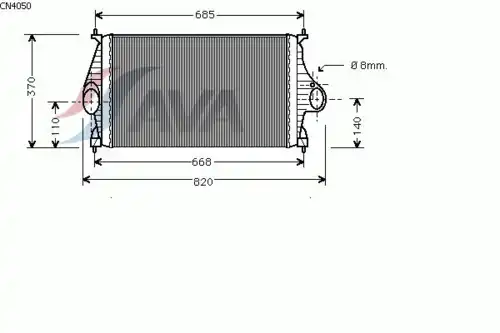 Интеркулер AVA CN4050