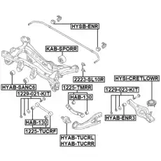 Рычаг подвески FEBEST 1225-TMRR