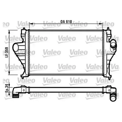 Интеркулер VALEO 816919