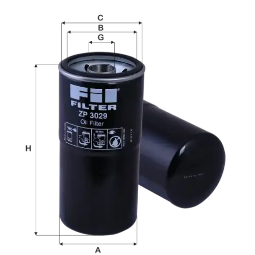 Фильтр масляный FIL FILTER ZP 3029