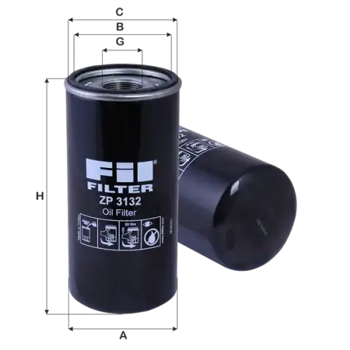 Фильтр масляный FIL FILTER ZP 3132