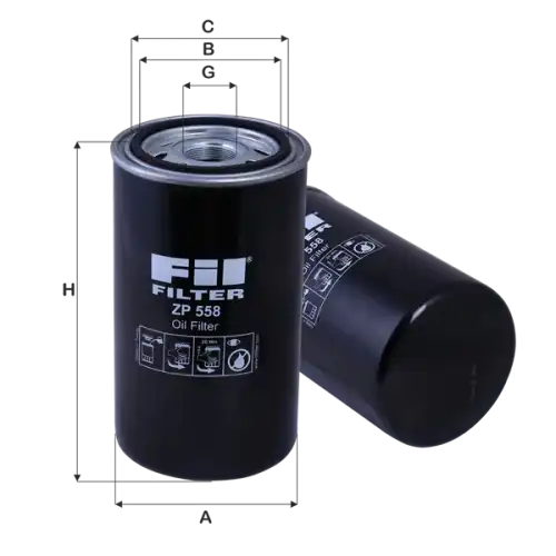 Фильтр масляный FIL FILTER ZP 558