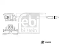 NOx-датчик, впрыск карбамида 185696 FEBI