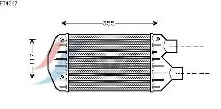Интеркулер AVA FT4267