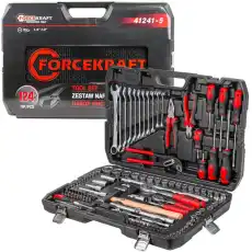 FK412415 Набор инструментов 124пр. 1/4', 1/2' (6гр.) FORCEKRAFT