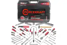 FK412415 Набор инструментов 124пр. 1/4', 1/2' (6гр.) FORCEKRAFT
