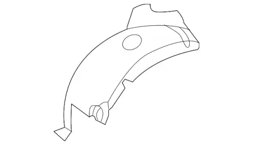Подкрылок MB 209 884 05 22